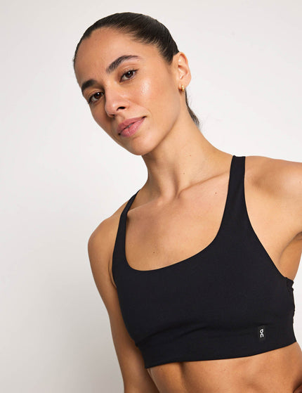 ON Running Studio Bra - Blackimage1- The Sports Edit