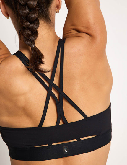 ON Running Studio Bra - Blackimage4- The Sports Edit