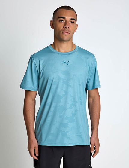 PUMA Cloudspun Embossed Short Sleeve T-Shirt - Baltic Sea Blueimages1- The Sports Edit
