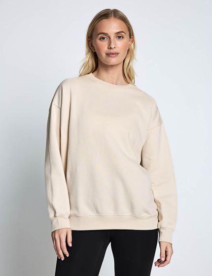 PUMA Essentials Oversized Crew - Alpine Snowimages1- The Sports Edit