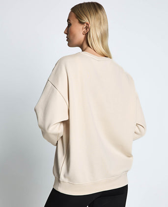 Essentials Oversized Crew - Alpine Snow