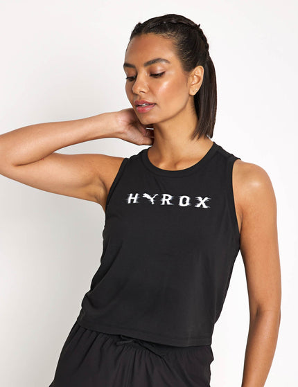 PUMA Puma x Hyrox Cloudspun ThermoAdapt Crop Tank - Blackimage1- The Sports Edit