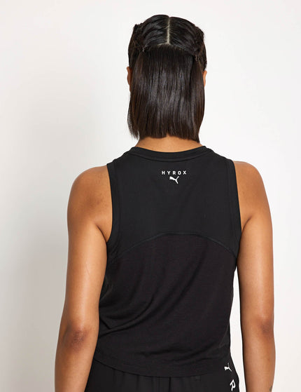 PUMA Puma x Hyrox Cloudspun ThermoAdapt Crop Tank - Blackimage2- The Sports Edit
