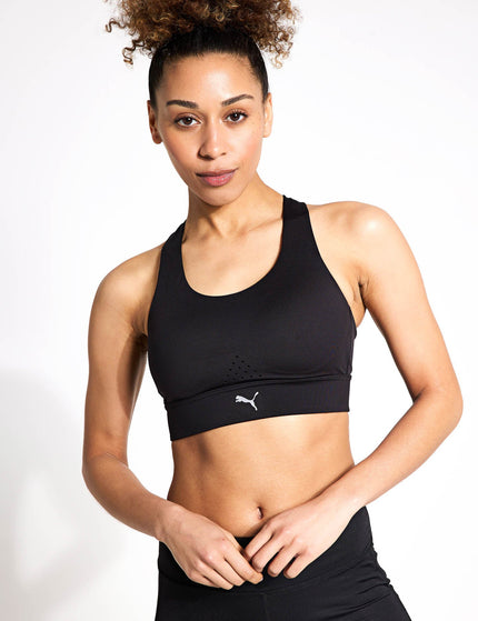 PUMA PWRbreathe Run Bra - Blackimage1- The Sports Edit