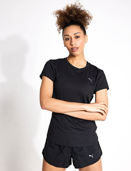 PUMA Studio Sheer Fashion Tee - Blackimage1- The Sports Edit