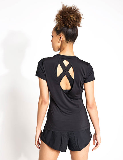 PUMA Studio Sheer Fashion Tee - Blackimage2- The Sports Edit