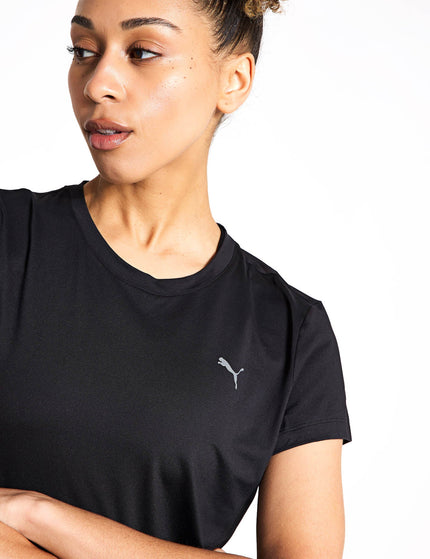 PUMA Studio Sheer Fashion Tee - Blackimage3- The Sports Edit