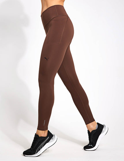 PUMA Cloudspun High Waisted Full-Length Tights - Espresso Brownimage1- The Sports Edit