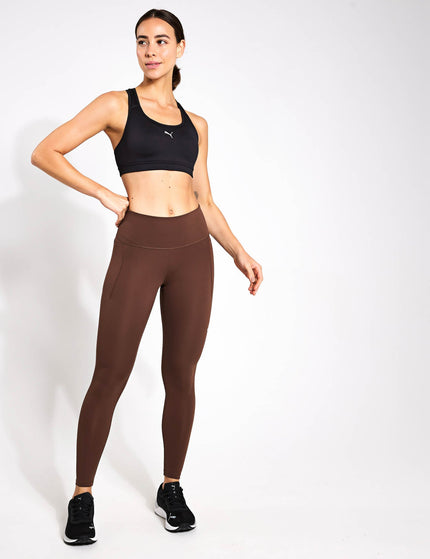 PUMA Cloudspun High Waisted Full-Length Tights - Espresso Brownimage4- The Sports Edit