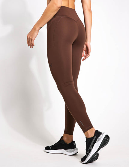 PUMA Cloudspun High Waisted Full-Length Tights - Espresso Brownimage2- The Sports Edit