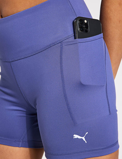 PUMA Cloudspun High Waisted 5" Tight Shorts - Blue Crystalimage3- The Sports Edit
