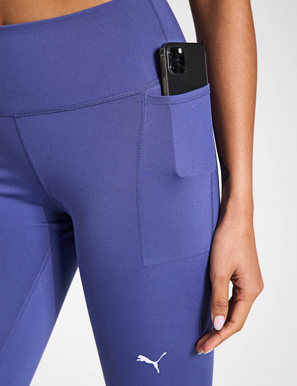 PUMA Cloudspun High Waisted Full-Length Tights - Blue Crystalimage3- The Sports Edit