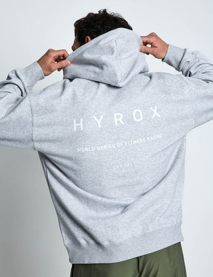 PUMA Puma x Hyrox World Hoodie - Light Gray Heatherimages2- The Sports Edit