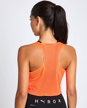 Puma x Hyrox Ultraspun Crop Tank - Glowing Red