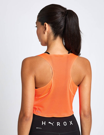PUMA Puma x Hyrox Ultraspun Crop Tank - Glowing Redimages2- The Sports Edit