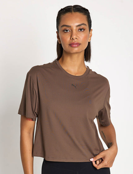 PUMA Cloudspun Relaxed Tee - Flat Bronzeimages1- The Sports Edit