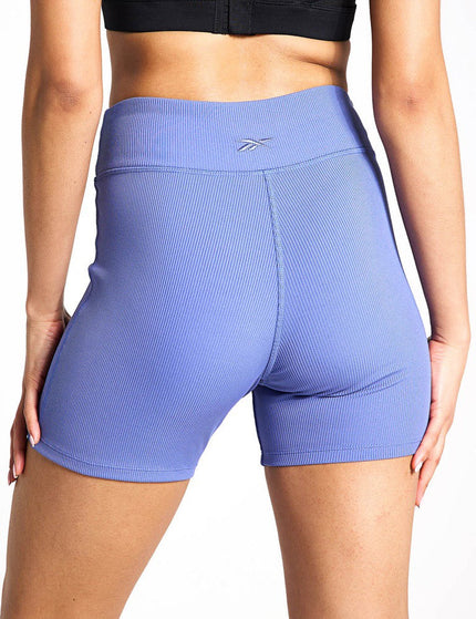 Reebok Studio High Waisted Bike Short - Step Purpleimage2- The Sports Edit