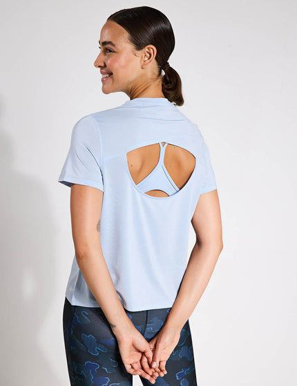 Reebok Chill Athletic T-Shirt - Pale Blueimage1- The Sports Edit