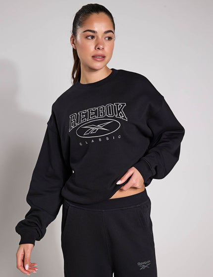 Reebok Classics Archive Essentials Crew Sweatshirt - Blackimage1- The Sports Edit