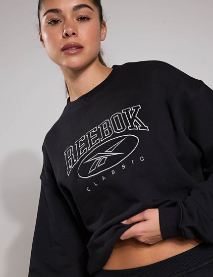 Reebok Classics Archive Essentials Crew Sweatshirt - Blackimage3- The Sports Edit