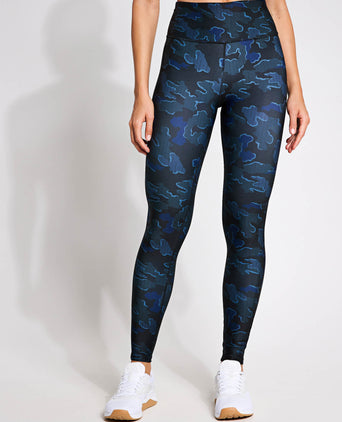 ID Train Camo Leggings - Black