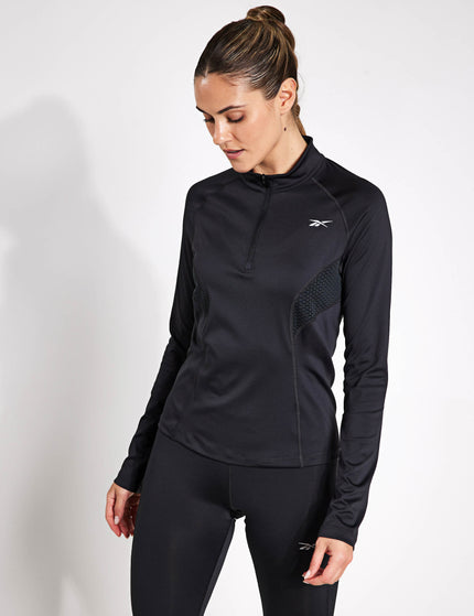 Reebok Running 1/4 Zip - Night Blackimages1- The Sports Edit
