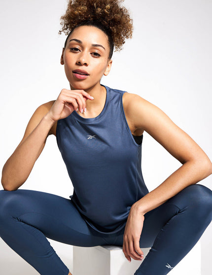 Reebok Running Speedwick Tank Top - East Coast Blueimage4- The Sports Edit