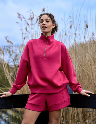 The Doublesoft Shorts Set - Rich Raspberry