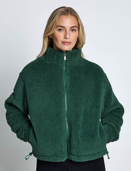 Sweaty Betty Canyon Fleece Zip Up - Glade Greenimages1- The Sports Edit