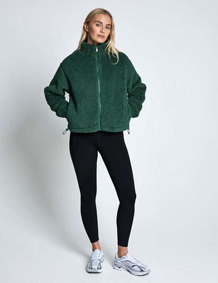 Sweaty Betty Canyon Fleece Zip Up - Glade Greenimages6- The Sports Edit