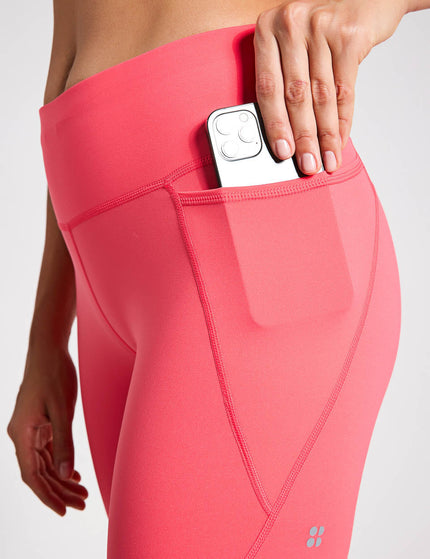 Sweaty Betty Power 6" Cycling Shorts - Coral Pinkimage3- The Sports Edit