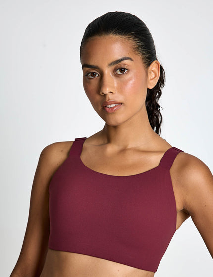 Sweaty Betty Runner's High Sports Bra - Merlot Redimages1- The Sports Edit
