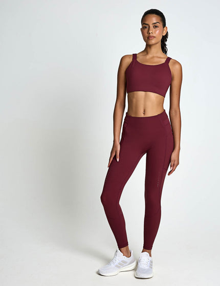 Sweaty Betty Runner's High Sports Bra - Merlot Redimages5- The Sports Edit