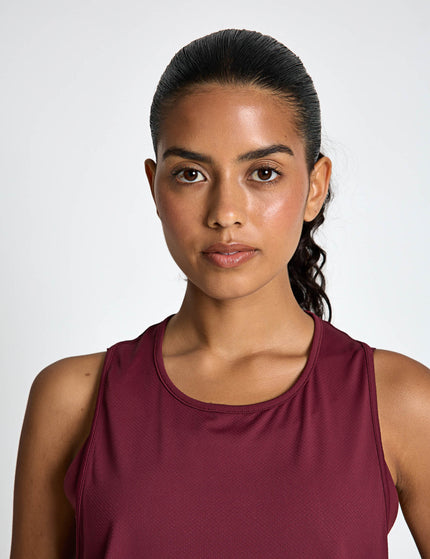 Sweaty Betty Runner's High Tank - Merlot Redimages3- The Sports Edit