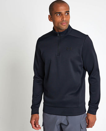 Armour Fleece 1/4 Zip - Black/Black