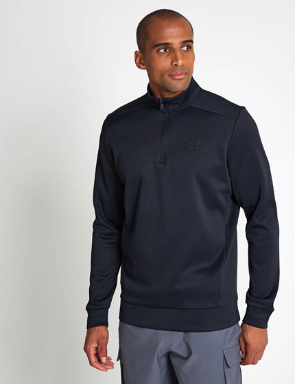 Under Armour Armour Fleece 1/4 Zip - Black/Blackimages1- The Sports Edit