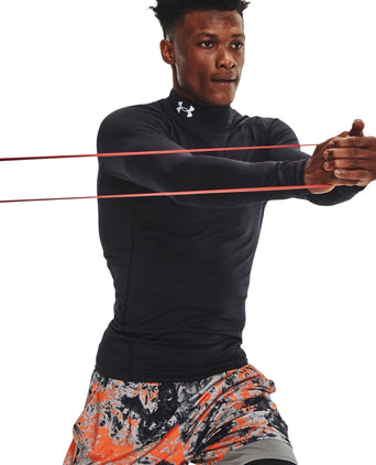 ColdGear Armour Comp Mock - Black/White