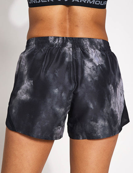 Under Armour Fly-By Printed 3" Shorts - Black/Reflectiveimage2- The Sports Edit