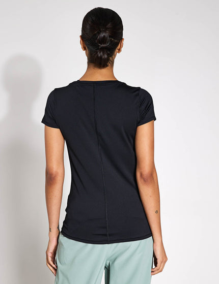Under Armour HeatGear Armour Short Sleeve - Black/Whiteimage2- The Sports Edit