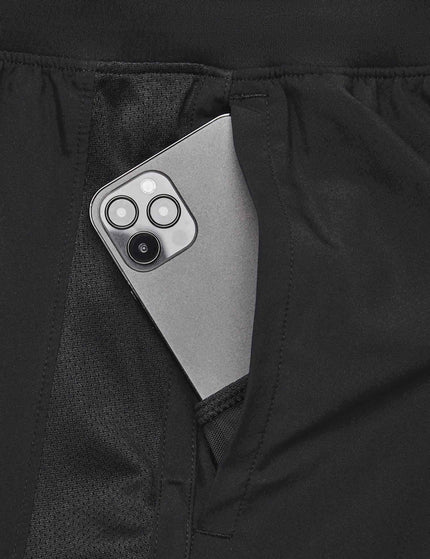 Under Armour Launch 7'' 2-In-1 Shorts - Black/Black/Reflectiveimage3- The Sports Edit