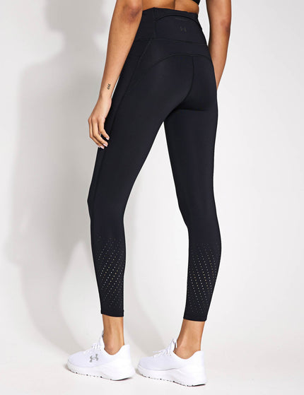 Under Armour Launch Elite Ankle Tights - Black/Reflectiveimage2- The Sports Edit