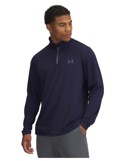 Under Armour Matchplay 1/4 Zip - Midnight Navyimage1- The Sports Edit