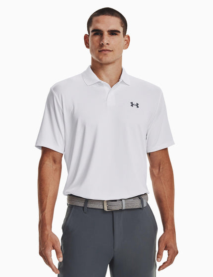 Under Armour Matchplay Polo - White/Pitch Greyimage2- The Sports Edit