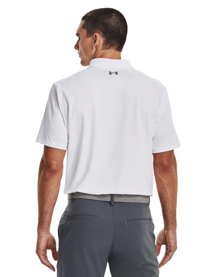Under Armour Matchplay Polo - White/Pitch Greyimage3- The Sports Edit