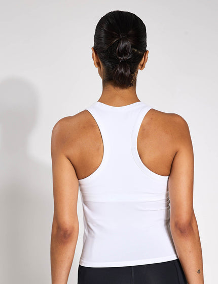 Under Armour Motion High Neck Tank - White/Blackimage2- The Sports Edit