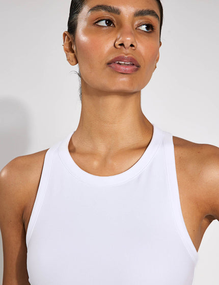 Under Armour Motion High Neck Tank - White/Blackimage3- The Sports Edit