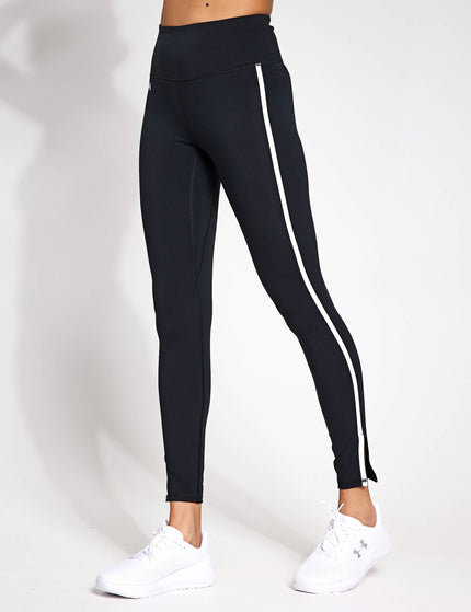 Under Armour Motion Piped Leggings - Black/Whiteimage1- The Sports Edit