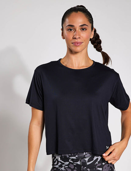 Under Armour Motion Short Sleeve - Black/Whiteimage1- The Sports Edit