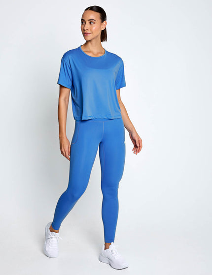 Under Armour Motion Short Sleeve - Blue Atlantis/Whiteimages4- The Sports Edit