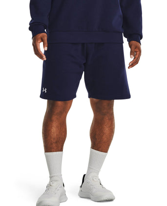 Rival Fleece Shorts - Midnight Navy/White